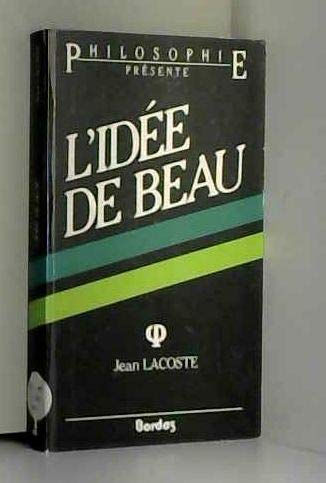 L'Idée de beau