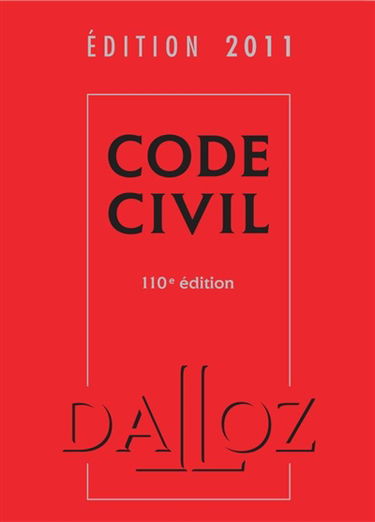 Code civil 2011