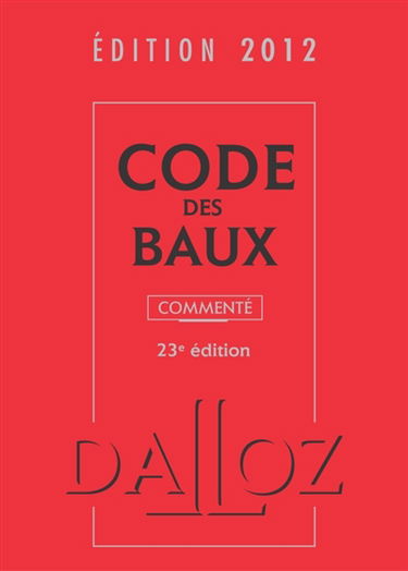 Code des baux 2012