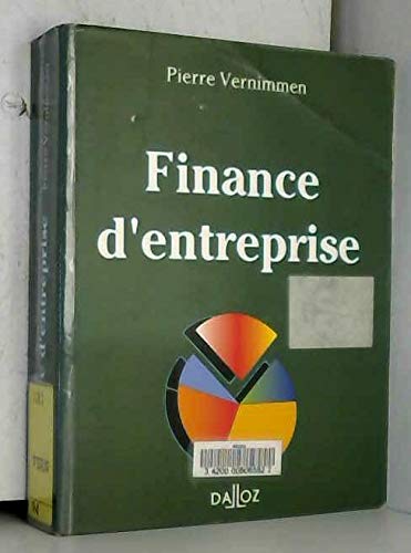Couverture de Finance d'entreprise