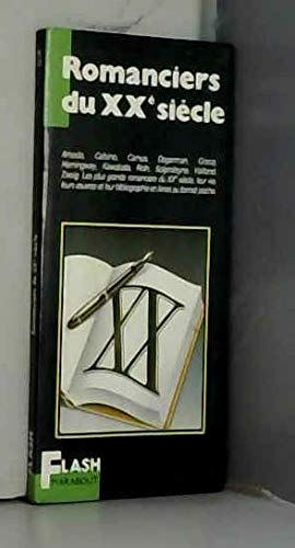 Couverture de Romanciers du XXe siècle