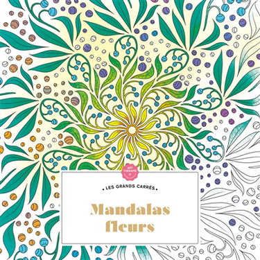 Couverture de Mandalas fleurs