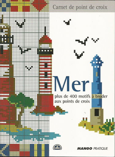 Mer : plus de 400 motifs à broder aux points de croix