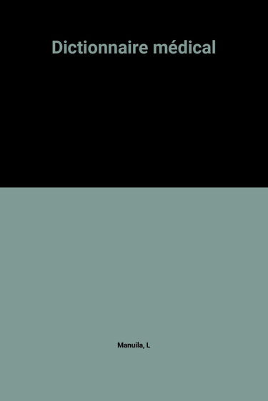 Dictionnaire médical