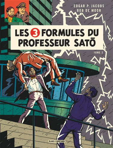 Couverture de Les aventures de Blake et Mortimer. Vol. 12. Les 3 formules du professeur Sato. Vol. 2
