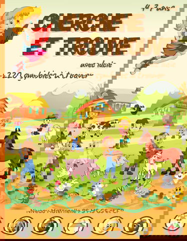 Cherche et trouve avec Lucie: Livre de jeux pour enfants de 4 à 7 ans - Niveau Maternelle PS MS GS et CP.