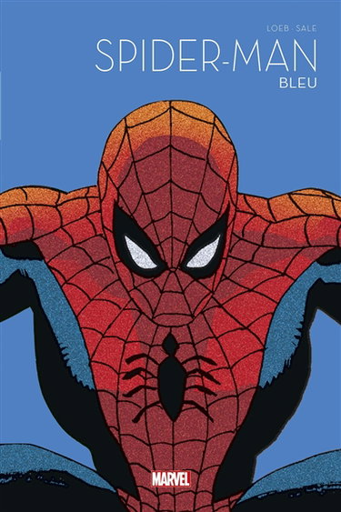 Couverture de Spider-Man. Bleu