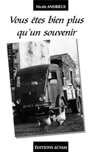 Vous êtes bien plus qu'un souvenir