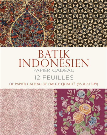 Batik indonésien : papier cadeau