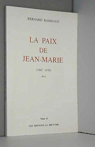 La paix de Jean-Marie