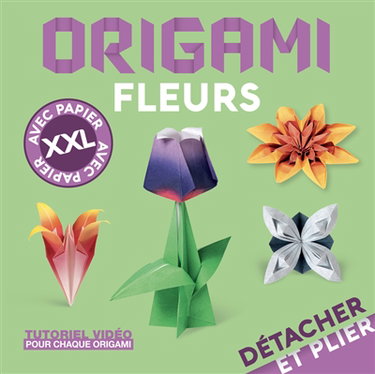 Origami fleurs : avec papier XXL