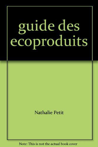 guide des écoproduits