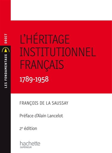 L'héritage institutionnel français, 1789-1958