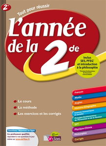 L'année de la 2de : inclus SES, PFEG et introduction à la philosophie