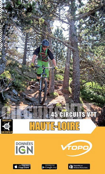 Couverture de Haute-Loire : 45 circuits VTT par Rodolphe Pasciutto