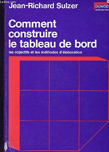 Comment construire le tableau de bord
