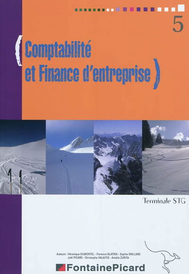 Comptabilité et finance d'entreprise, terminale STG