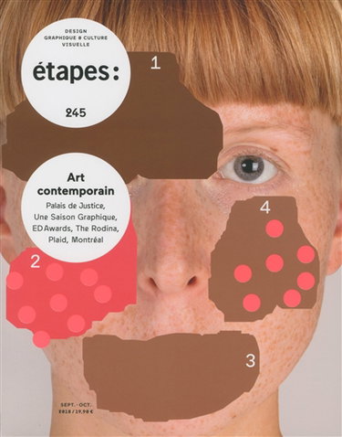 Couverture de Etapes : design graphique & culture visuelle, n° 245. Art contemporain