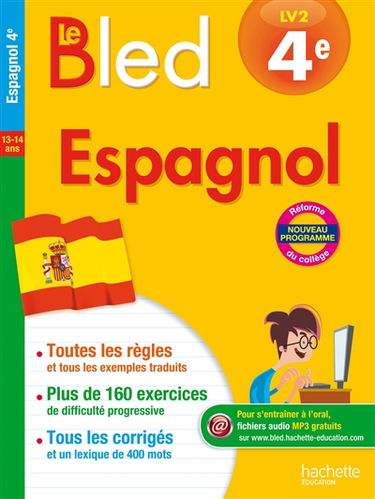 Le Bled : espagnol LV2, 4e, 13-14 ans