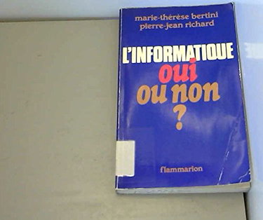 Couverture de L'Informatique oui ou non ?