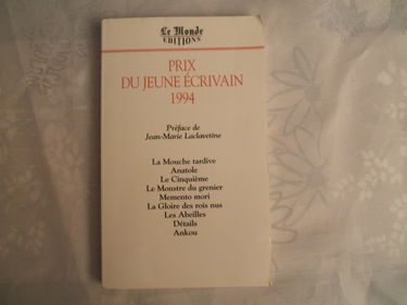 Le Prix du jeune écrivain 1994
