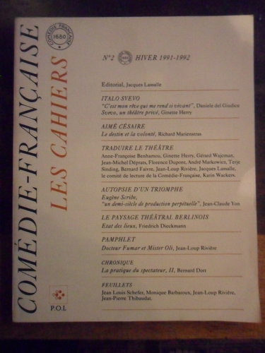 Cahiers de la Comédie-Française (Les), n° 2. Traduire le théâtre