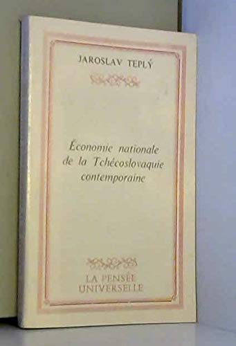 Couverture de Economie nationale de la Tchecoslovaquie contemporaine.