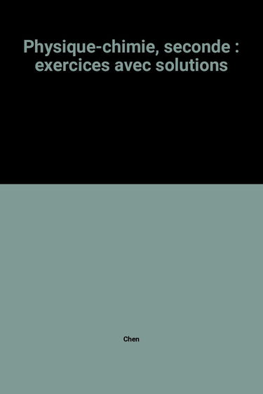 Physique chimie : 2e