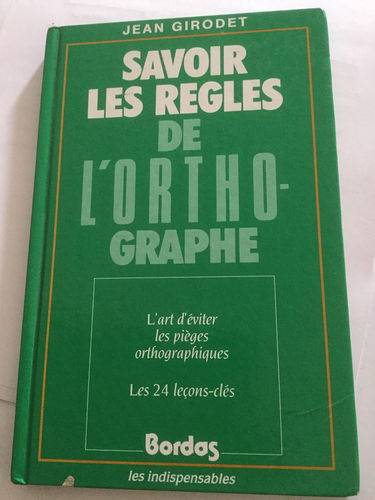SAV.REGLES ORTHOGRAPHE (Ancienne Edition)