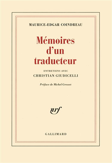 Mémoires d'un traducteur : entretiens avec Christian Giudicelli