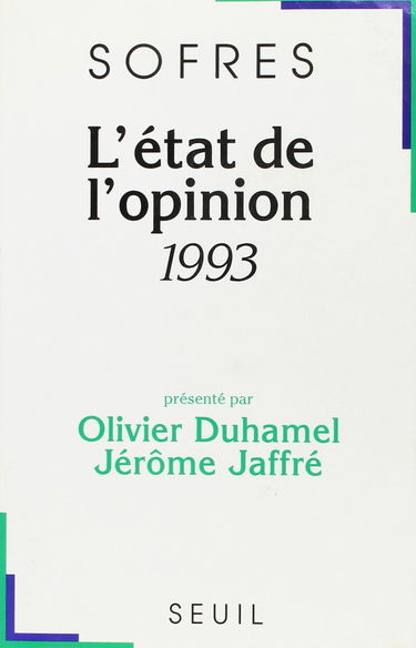 L'Etat de l'opinion : 1993