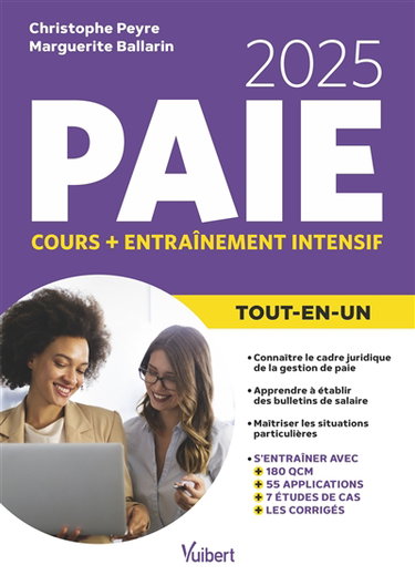 Paie : tout-en-un, cours + entraînement intensif : 2025