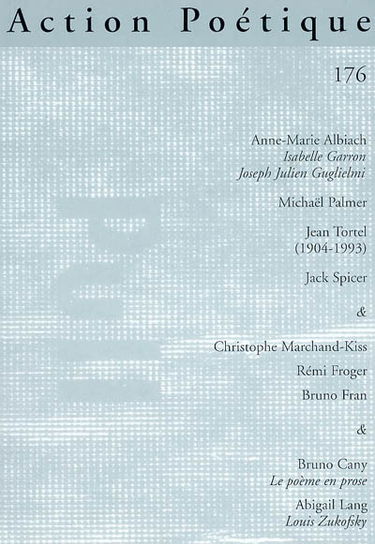 Action poétique, n° 176