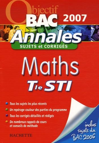 Maths Tle STI: Annales Sujets et corrigés