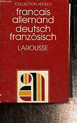 Dictionnaire bilingue : français-allemand et allemand-français