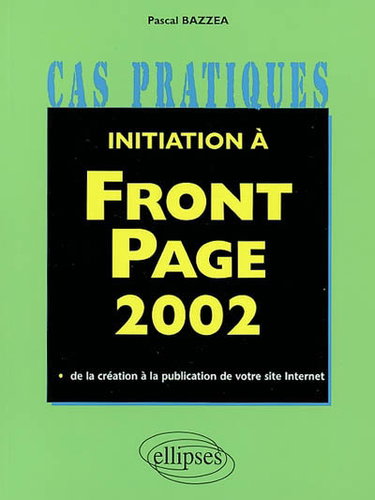 Couverture de Initiation à Front Page 2002