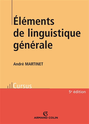 Eléments de linguistique générale