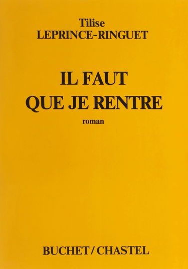 Il faut que je rentre