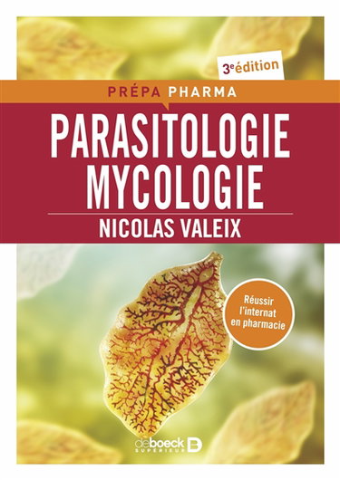 Couverture de Parasitologie, mycologie : préparation pour le concours de l'internat en pharmacie : réussir l'internat en pharmacie