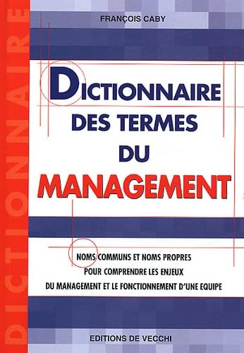 Dictionnaire Des Termes Du Management