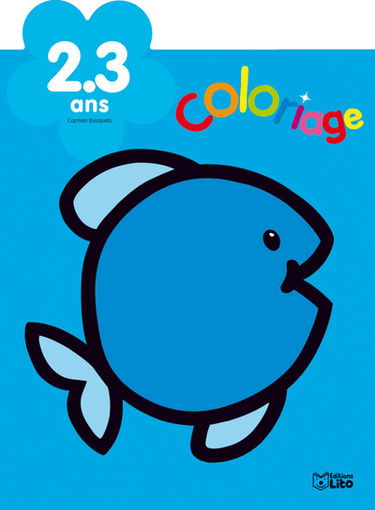Le poisson : coloriage : 2-3 ans