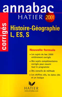 Histoire, géographie, L, ES, S
