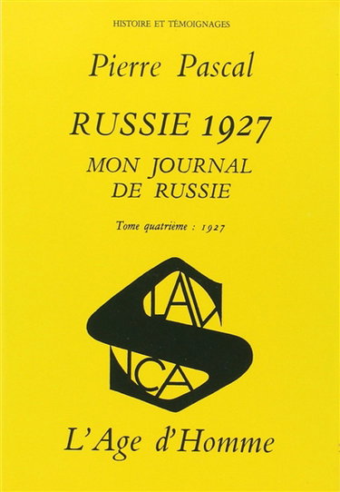 Mon journal de Russie : 04 : Russie 1927