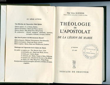 THEOLOGIE DE L'APOSTOLAT de la légion de marie