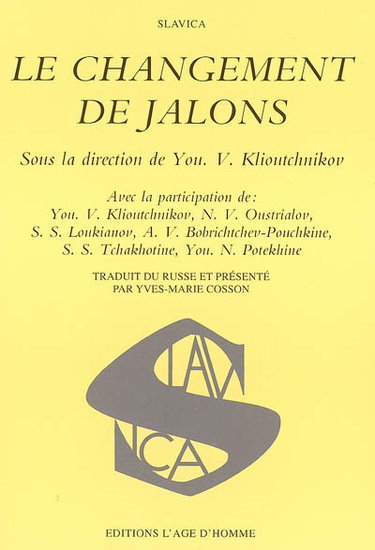 Couverture de Le Changement de jalons