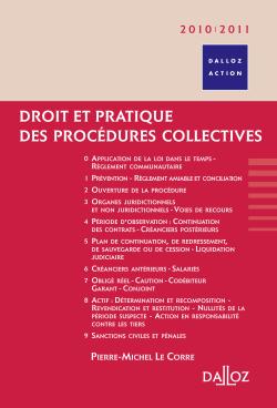Droit et pratique des procédures collectives