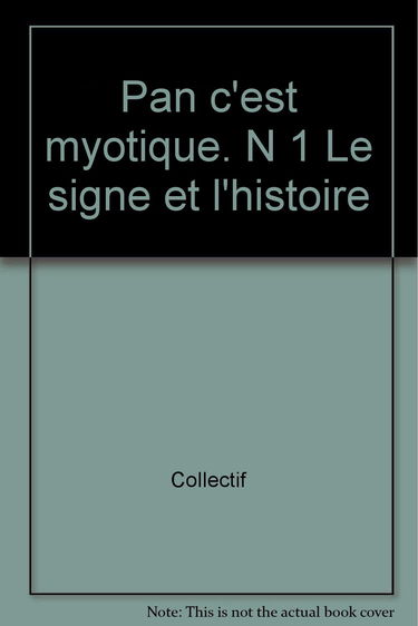 N 1 signe et l'histoire (le) 081794