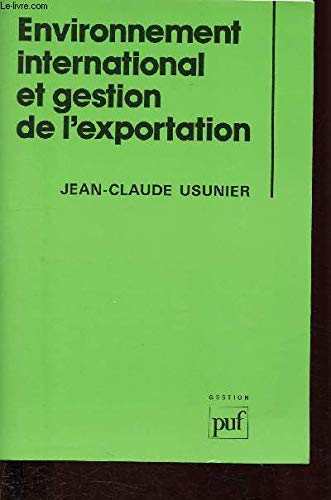 Environnement intern.gestion export.