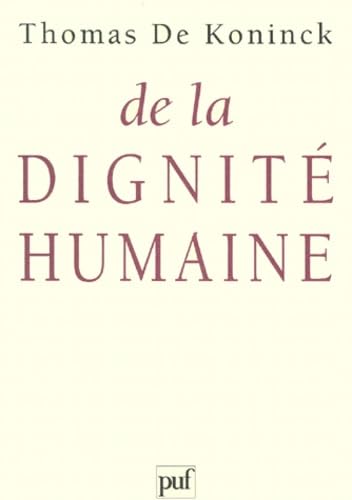 De la dignité humaine