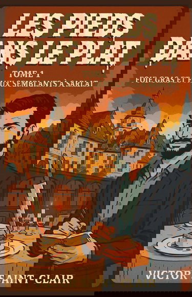 LES PIEDS DANS LE PLAT TOME 1 : FOIE GRAS ET FAUX SEMBLANTS À SARLAT: Un cosy mystery drôle, fin et gastronomique, à déguster sans modération.